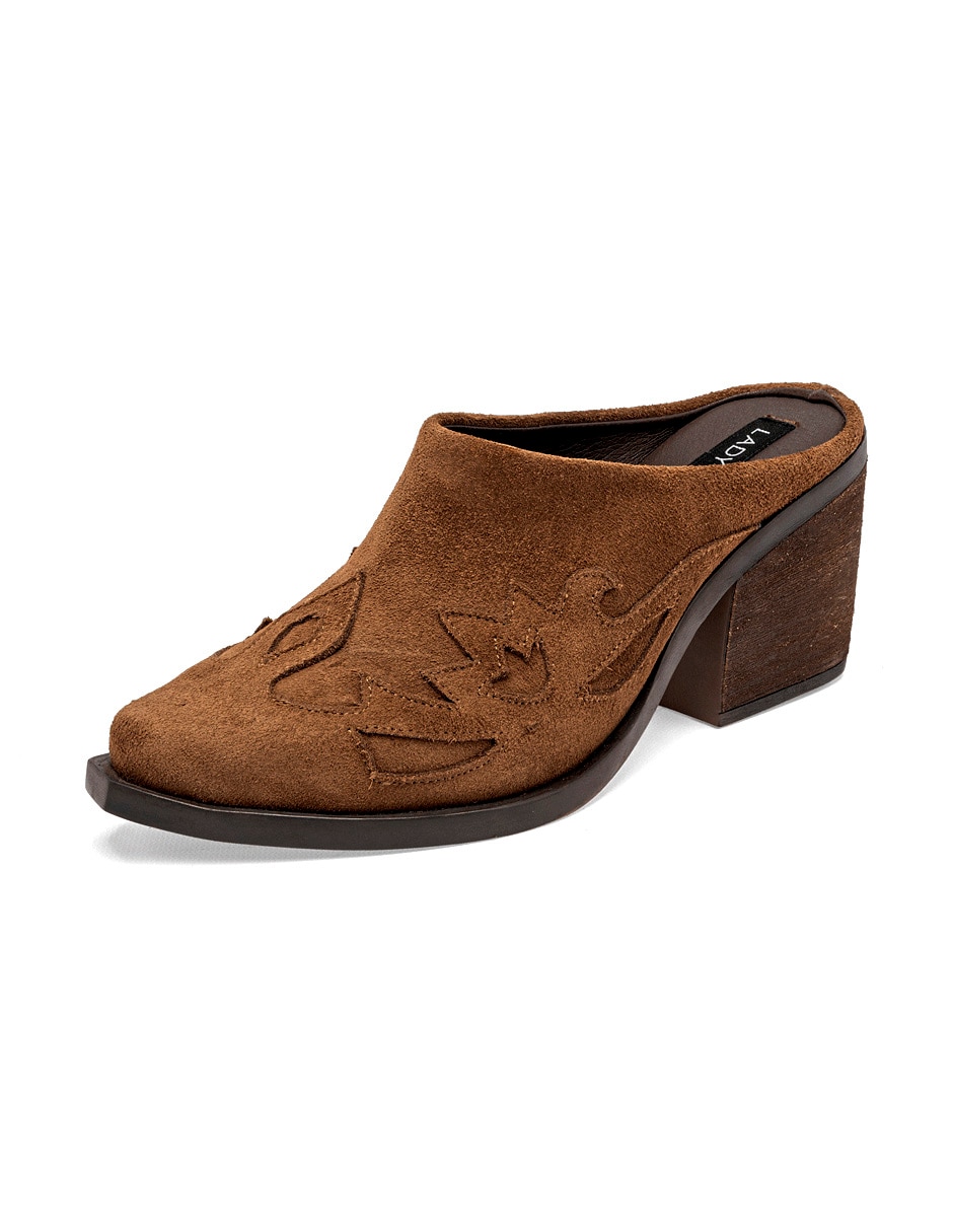 Bota cowboy al tobillo de piel para mujer 2