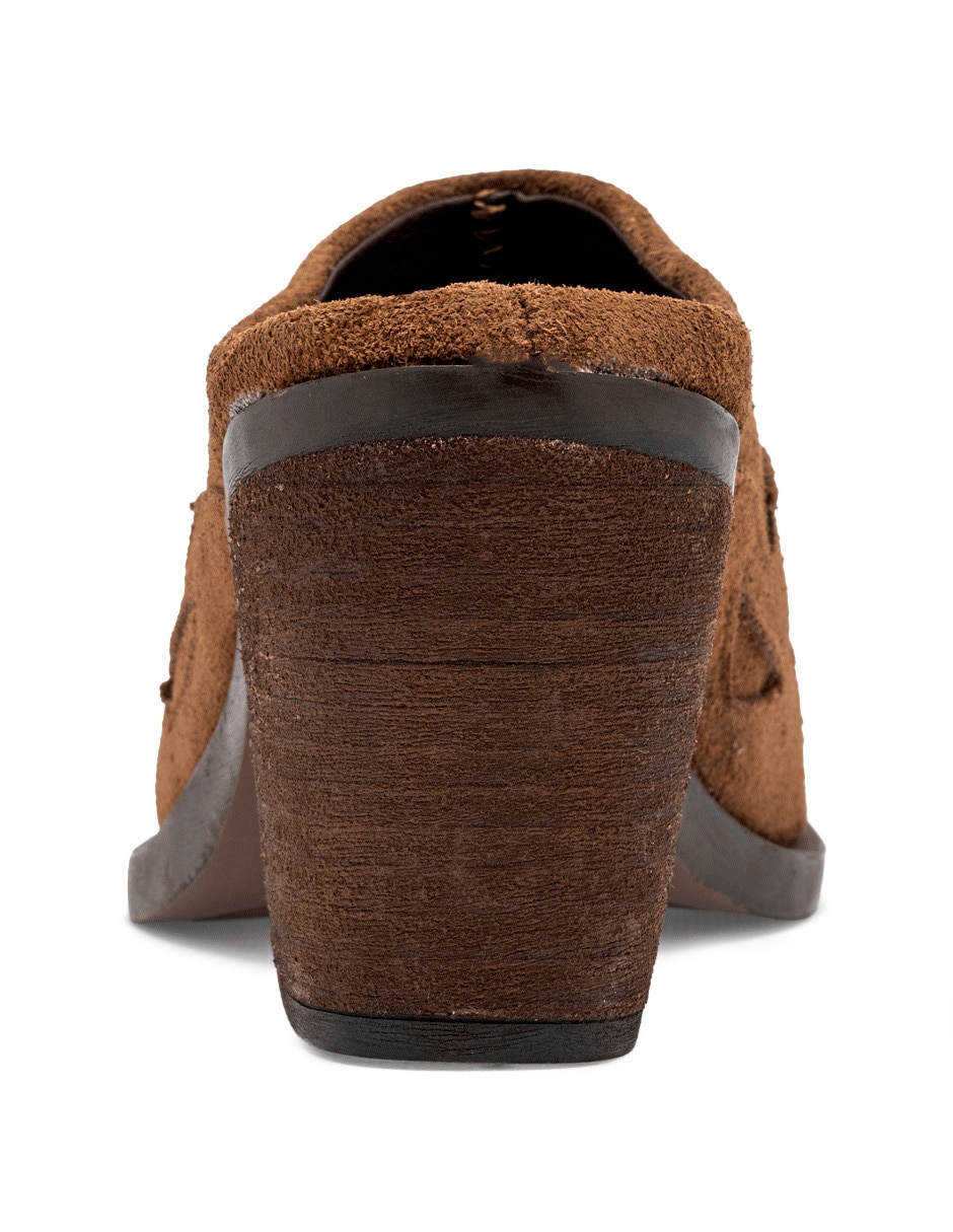 Bota cowboy al tobillo de piel para mujer 3