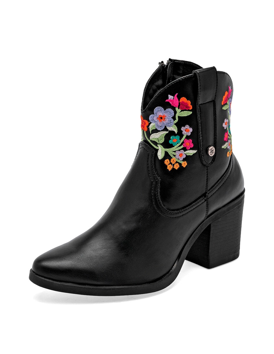 Bota cowboy al tobillo para mujer 3