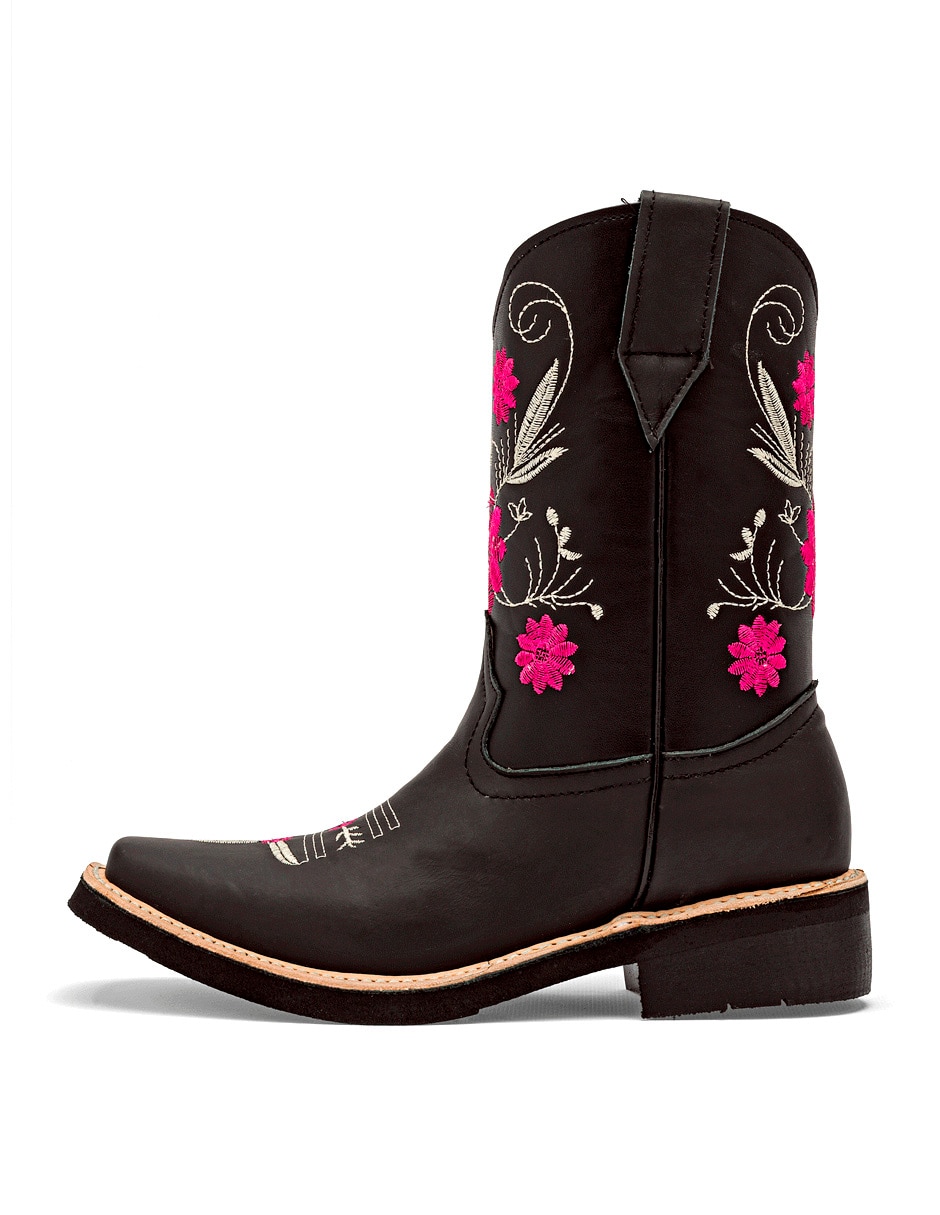 Bota cowboy arriba del tobillo para mujer