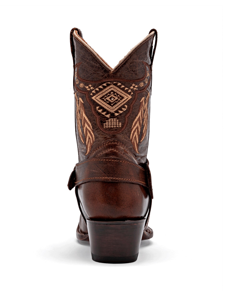 Bota cowboy arriba del tobillo Trankas Boots de piel para mujer