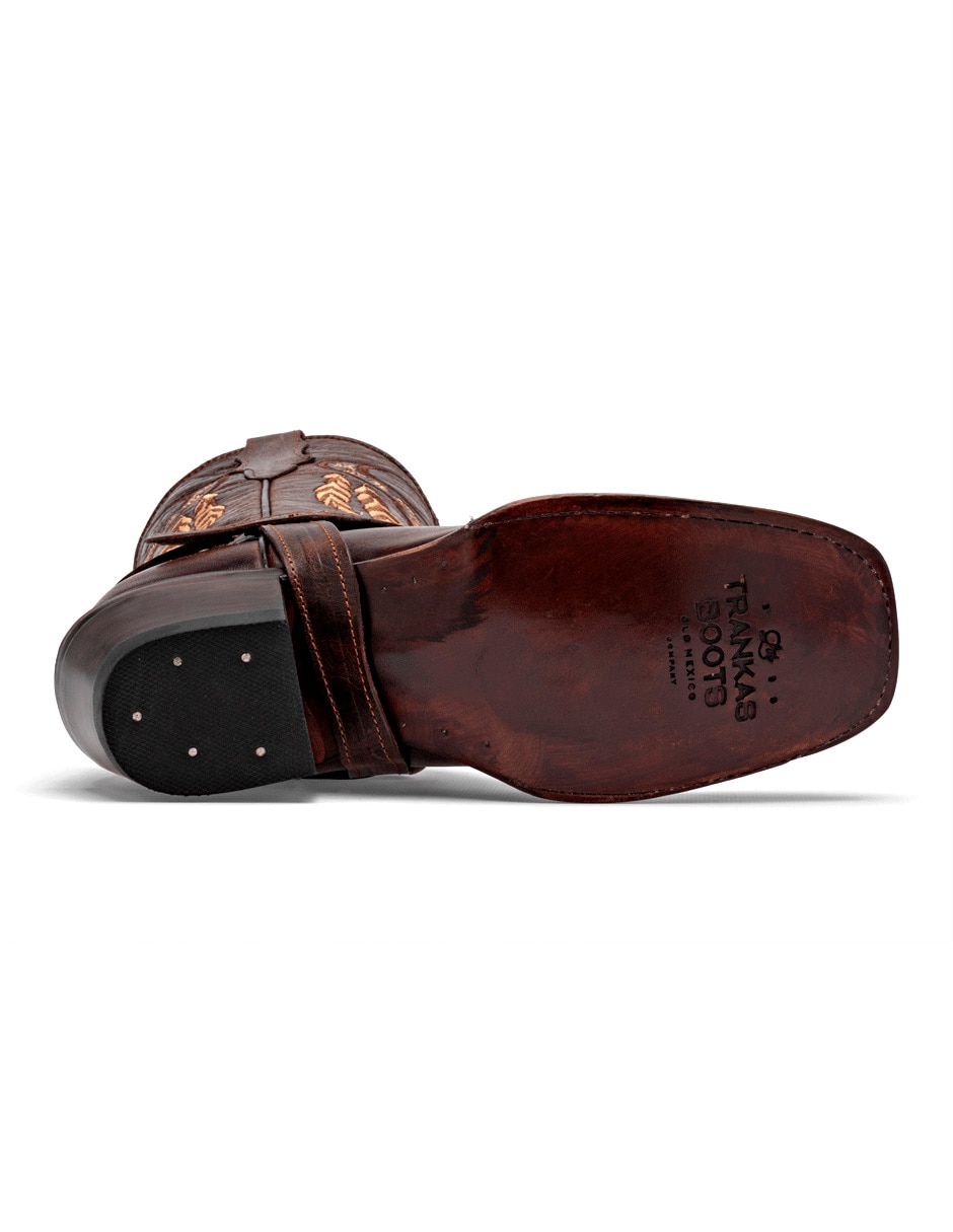 Bota cowboy arriba del tobillo Trankas Boots de piel para mujer