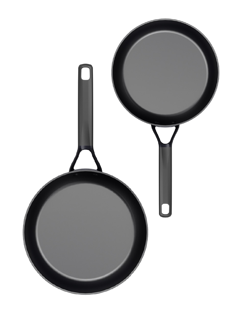 Set de sartenes Black Pro de aluminio forjado 2 piezas