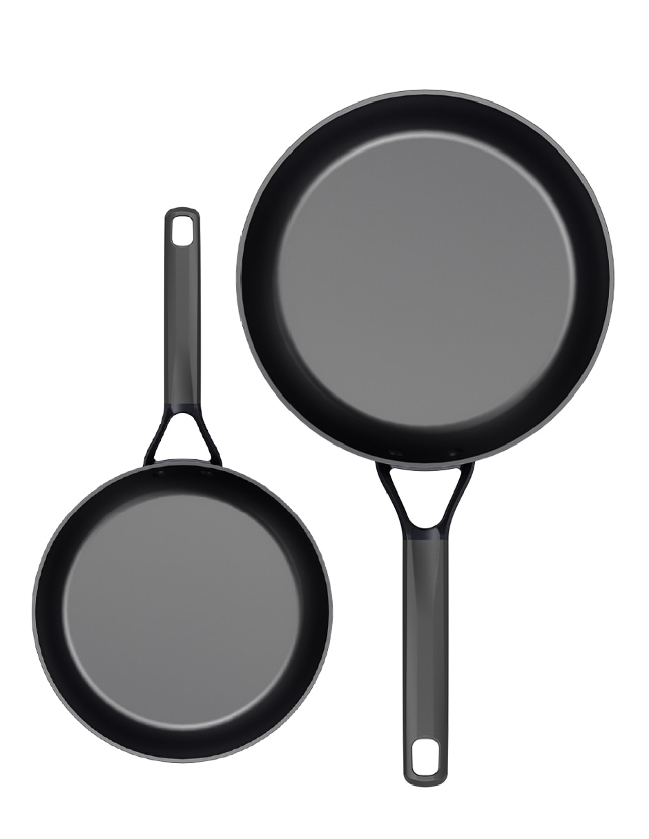 Set de sartenes Black Pro de aluminio forjado 2 piezas Set de sartenes Black Pro de aluminio forjado 2 piezas