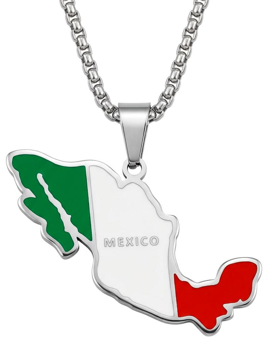 Collar con dije de México Ana Maria Mexico México Querido