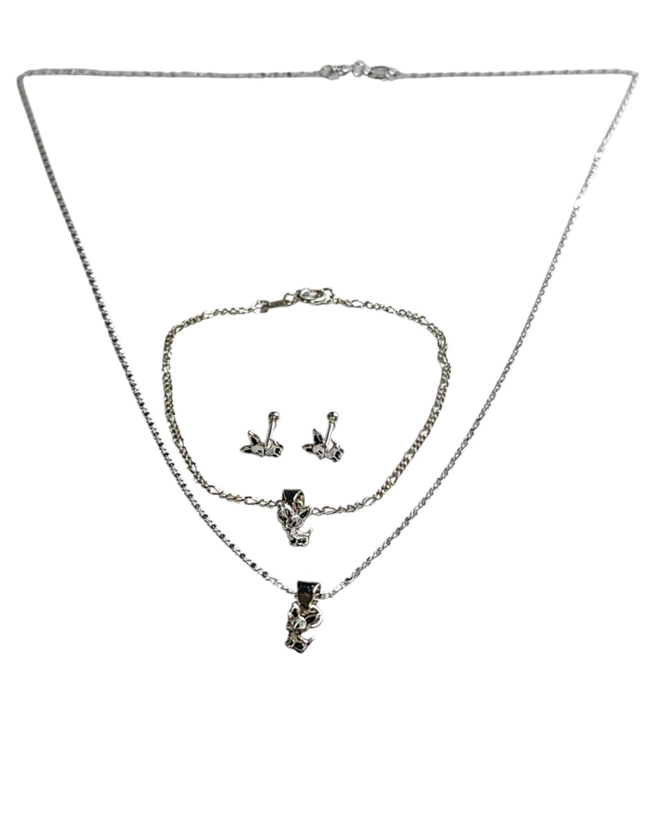 Aretes collar y pulsera de (si aplica) Perro LIMERENCE BY CLAUDIA HERRERA CHIHUAHUA No aplica de Plata P 925 Sin gema