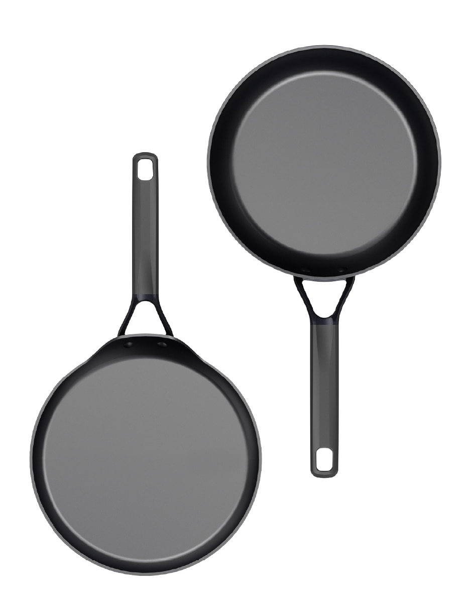 Set de sartenes de aluminio forjado 2 piezas