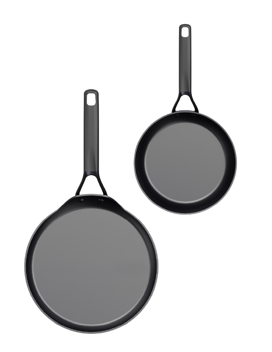 Set de sartenes Black Pro de aluminio forjado 2 piezas