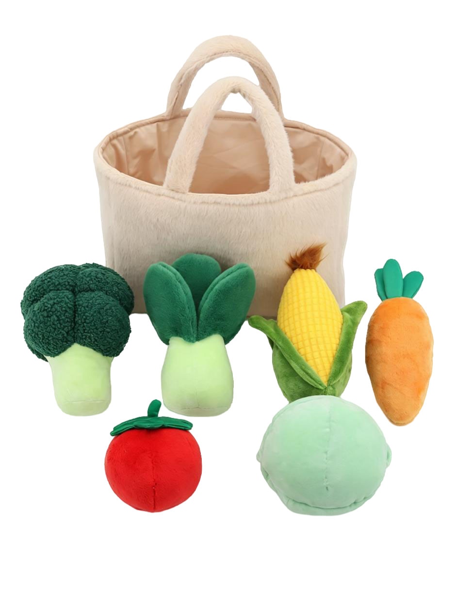 Peluche de bolsa con verduras de 18 cm 6