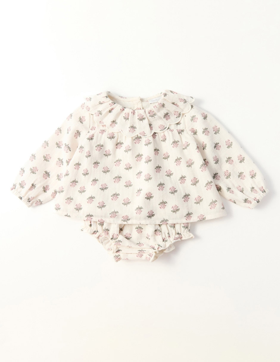 Conjunto de algodón para bebé niña 5