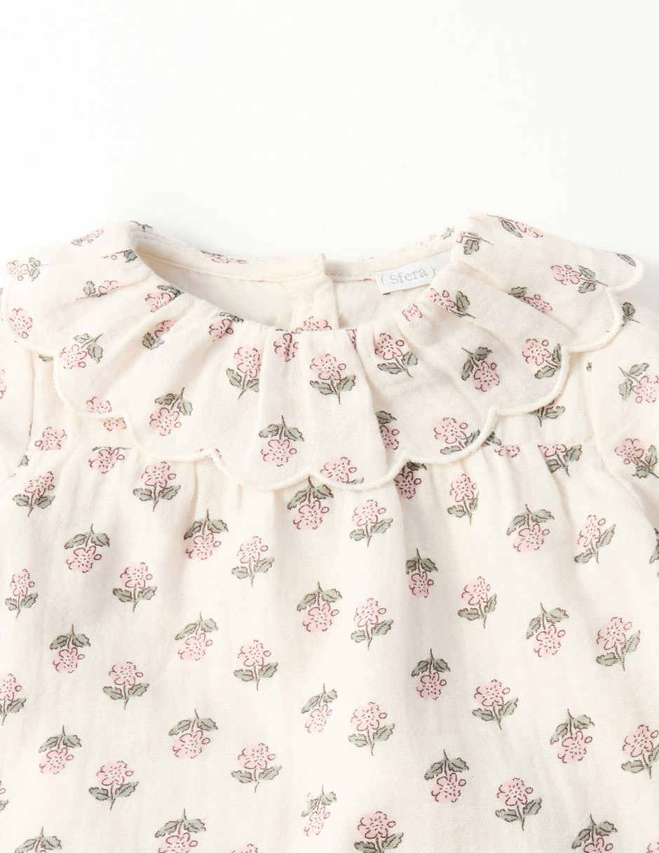 Conjunto de algodón para bebé niña 4