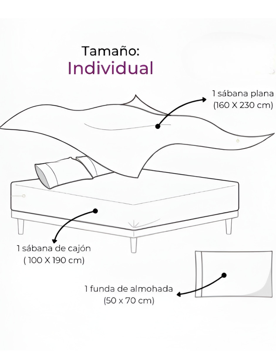 Juego de sábanas de Microfibra XTLLAR7216 2