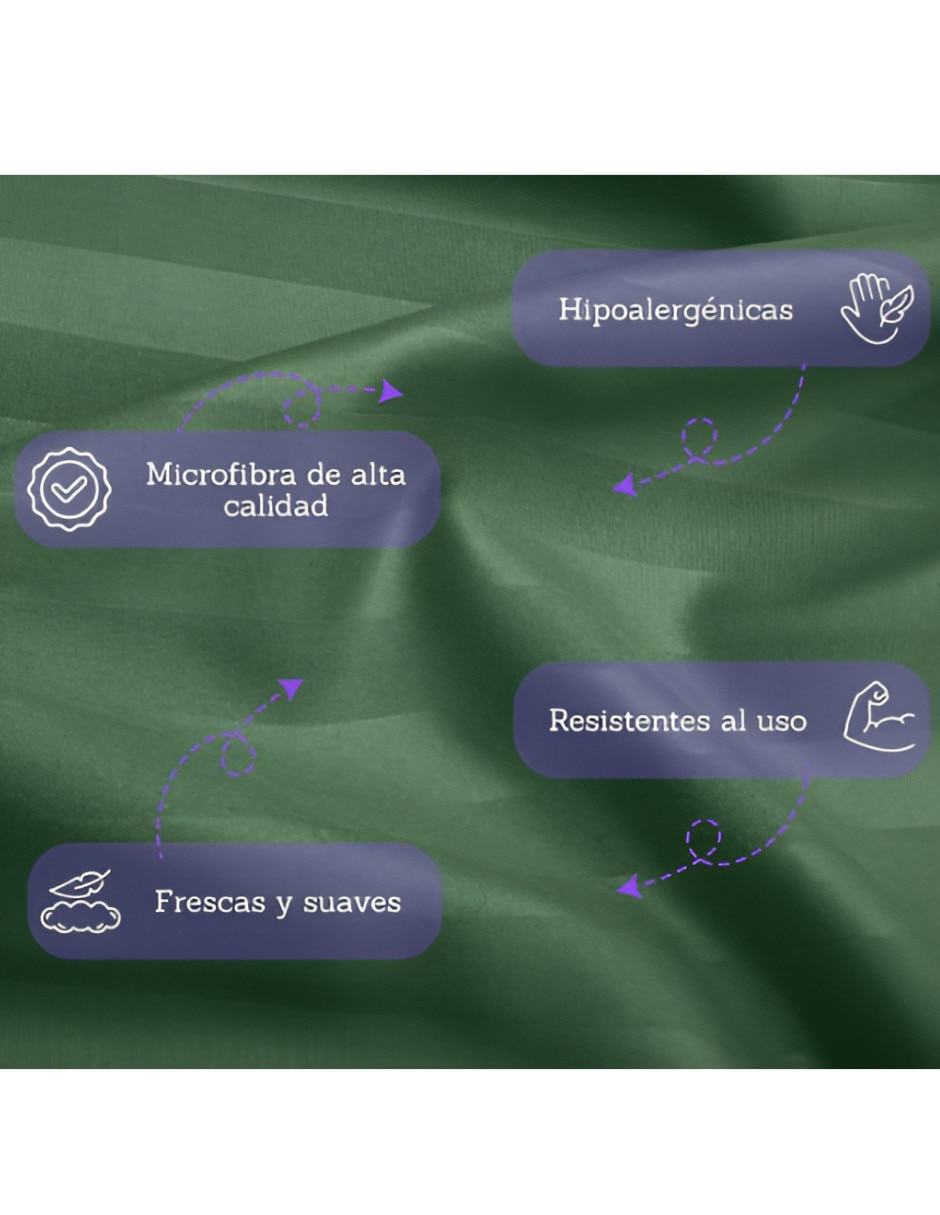 Juego de sábanas de Microfibra XTLLAR7216 3