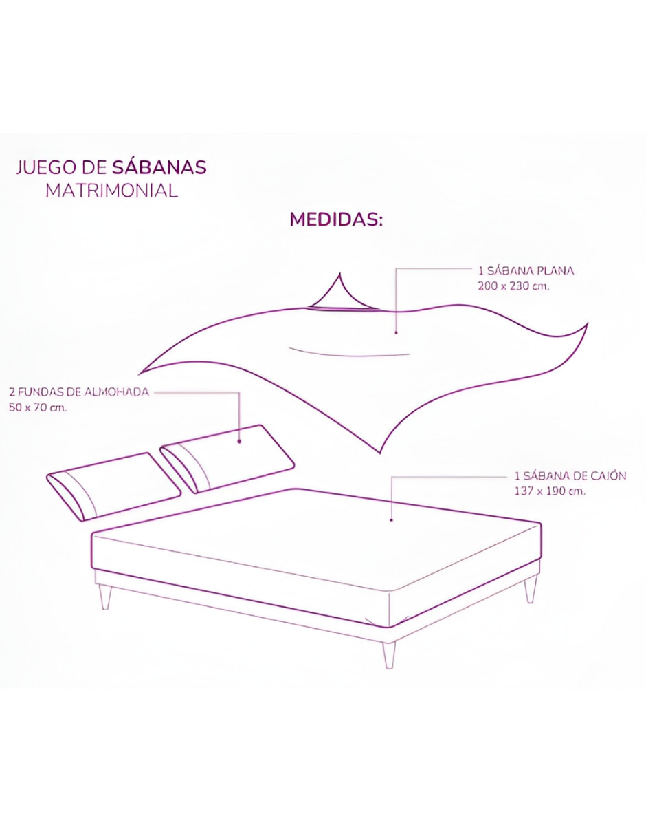 Juego de sábanas de microfibra 180 hilos Xtellar