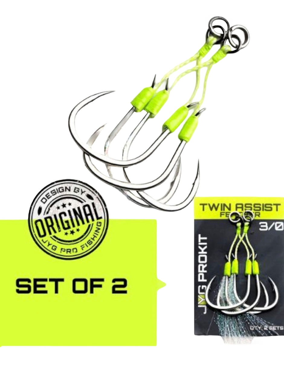Señuelo para pesca JYGTWINASSIST5/0