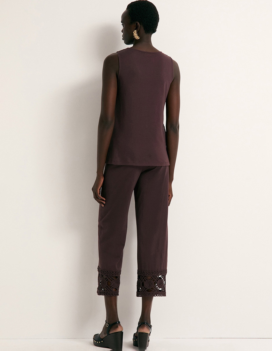 Pantalón coulotte para mujer 3