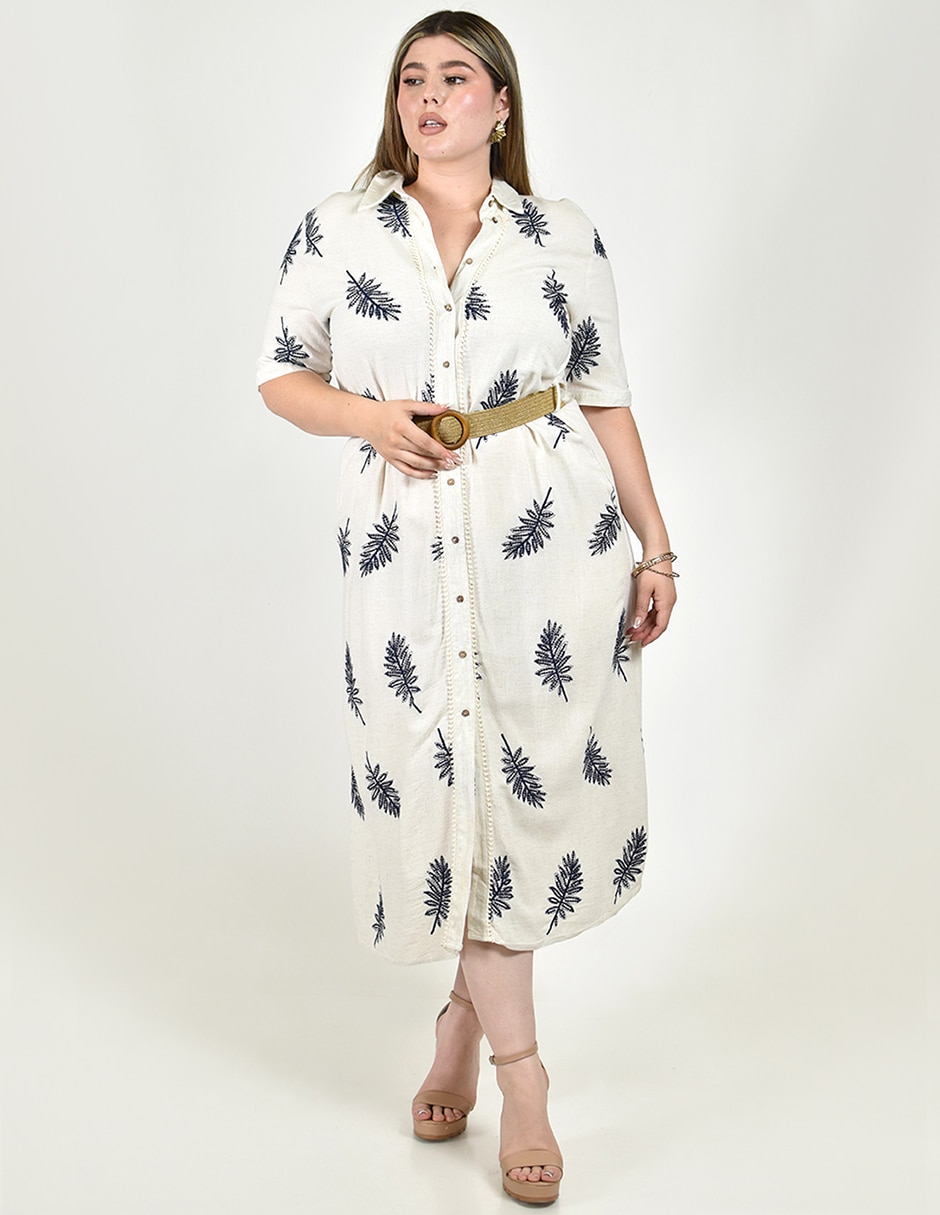 Vestido midi casual para mujer