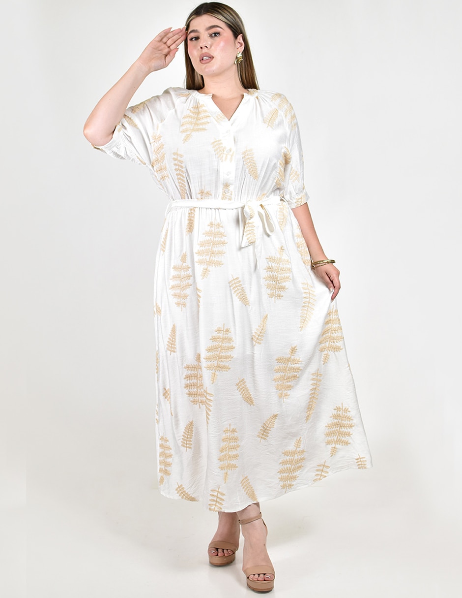 Vestido midi casual para mujer Vestido midi casual para mujer