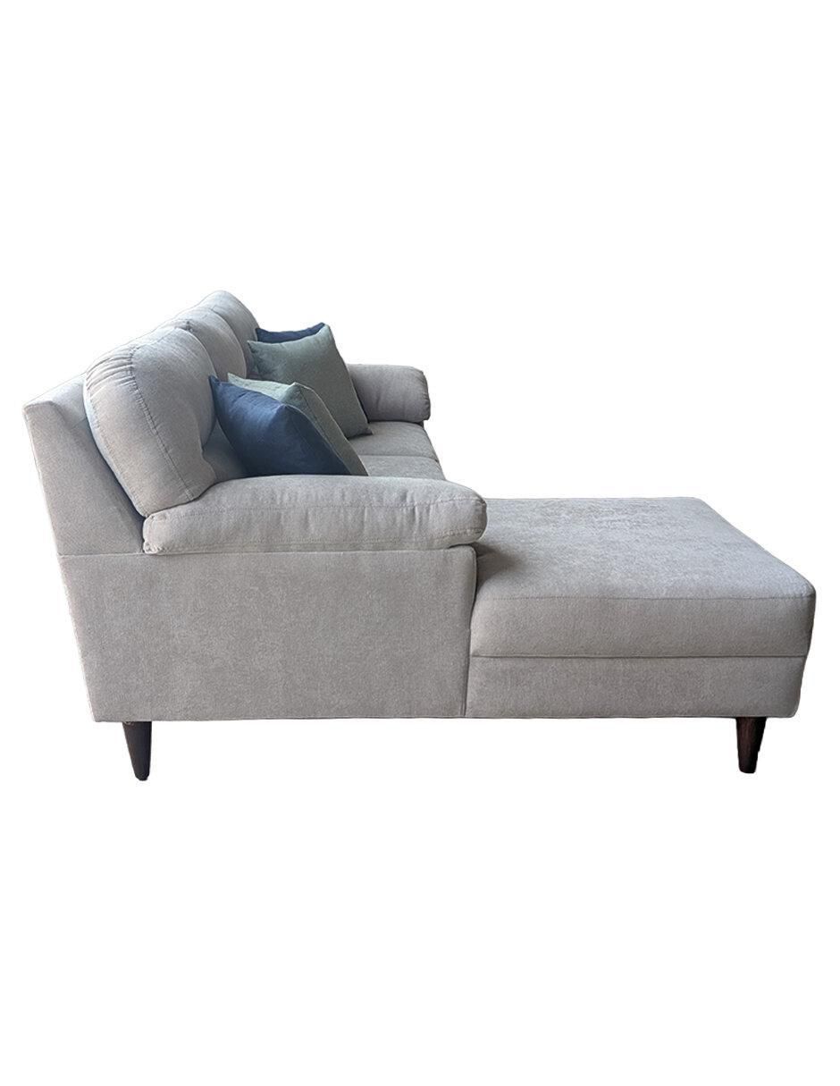 Sala modular izquierda roma gris mod izq galo furniture "de" tela