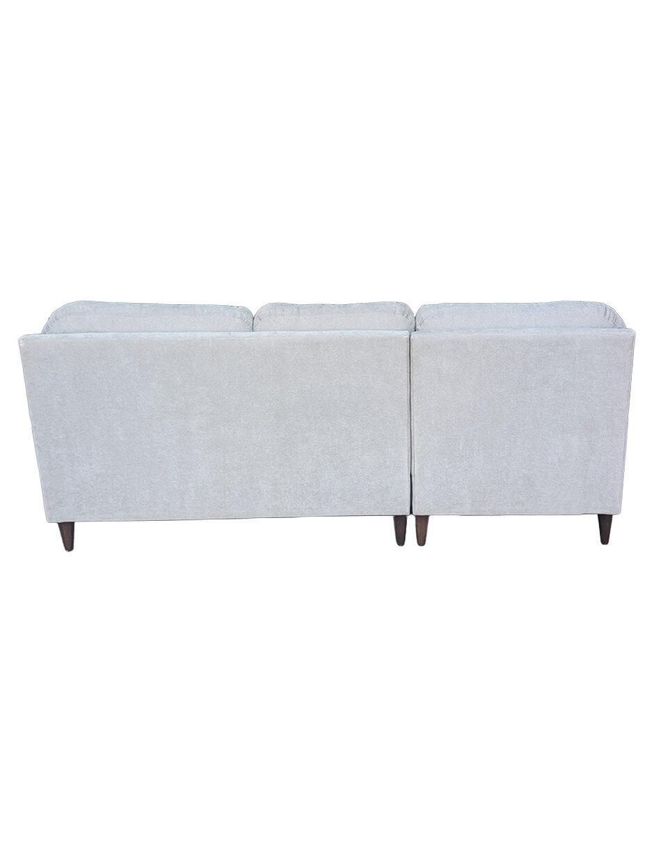 Sala modular izquierda roma gris mod izq galo furniture de tela