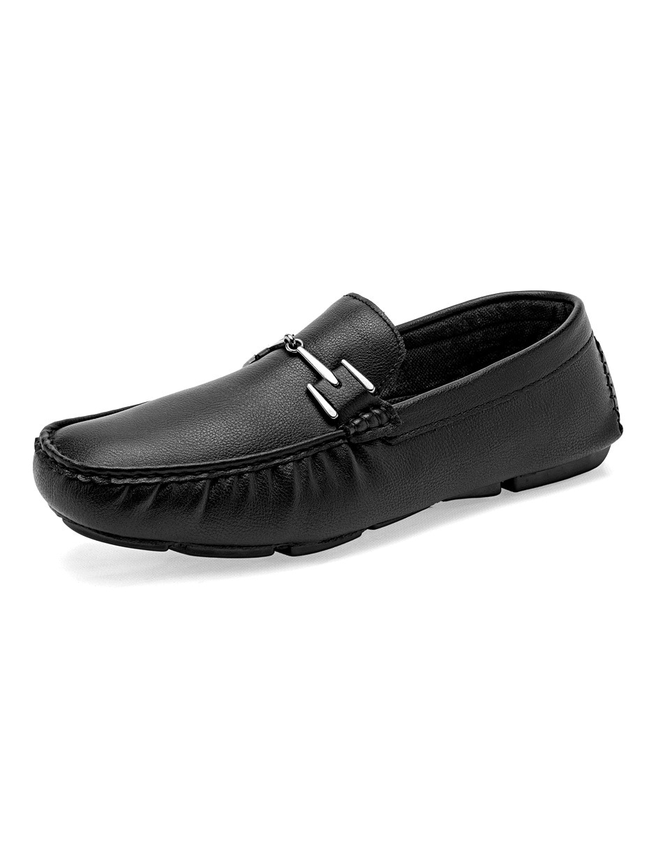 Mocasín Negro Total para hombre