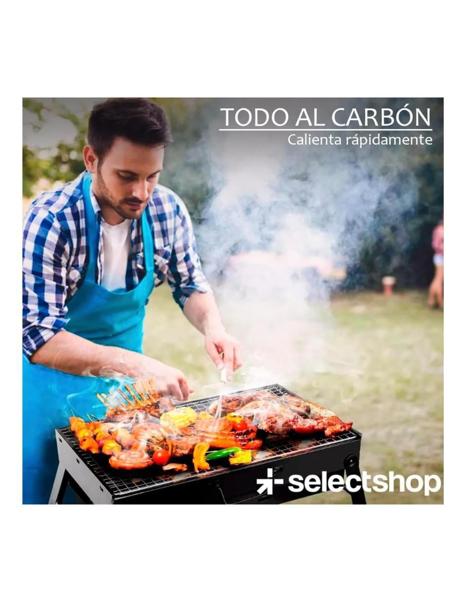 Asador de carbón Select Shop de metal