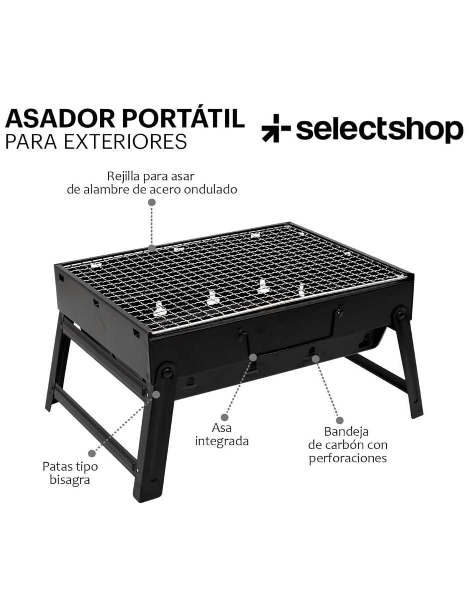 Asador de carbón Select Shop de metal