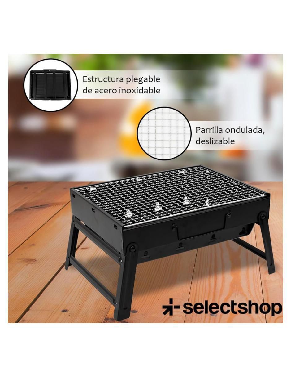 Asador de carbón Select Shop de metal