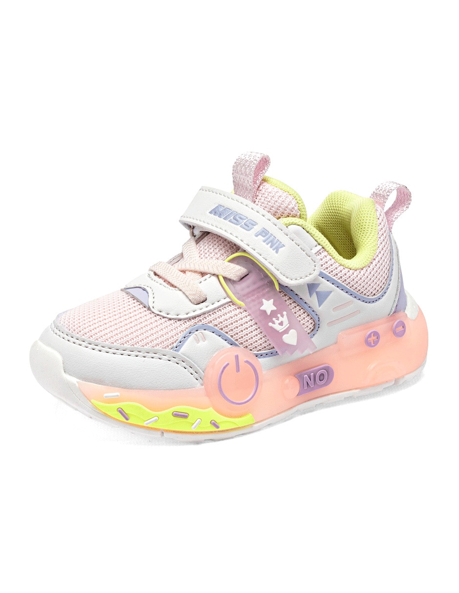 Tenis Miss Pink para niña