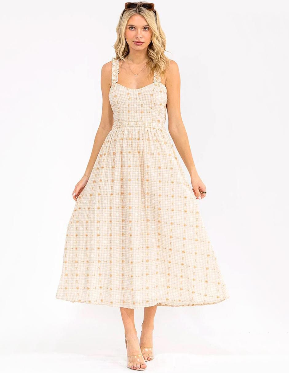 Vestido midi casual Roman Fashion para mujer