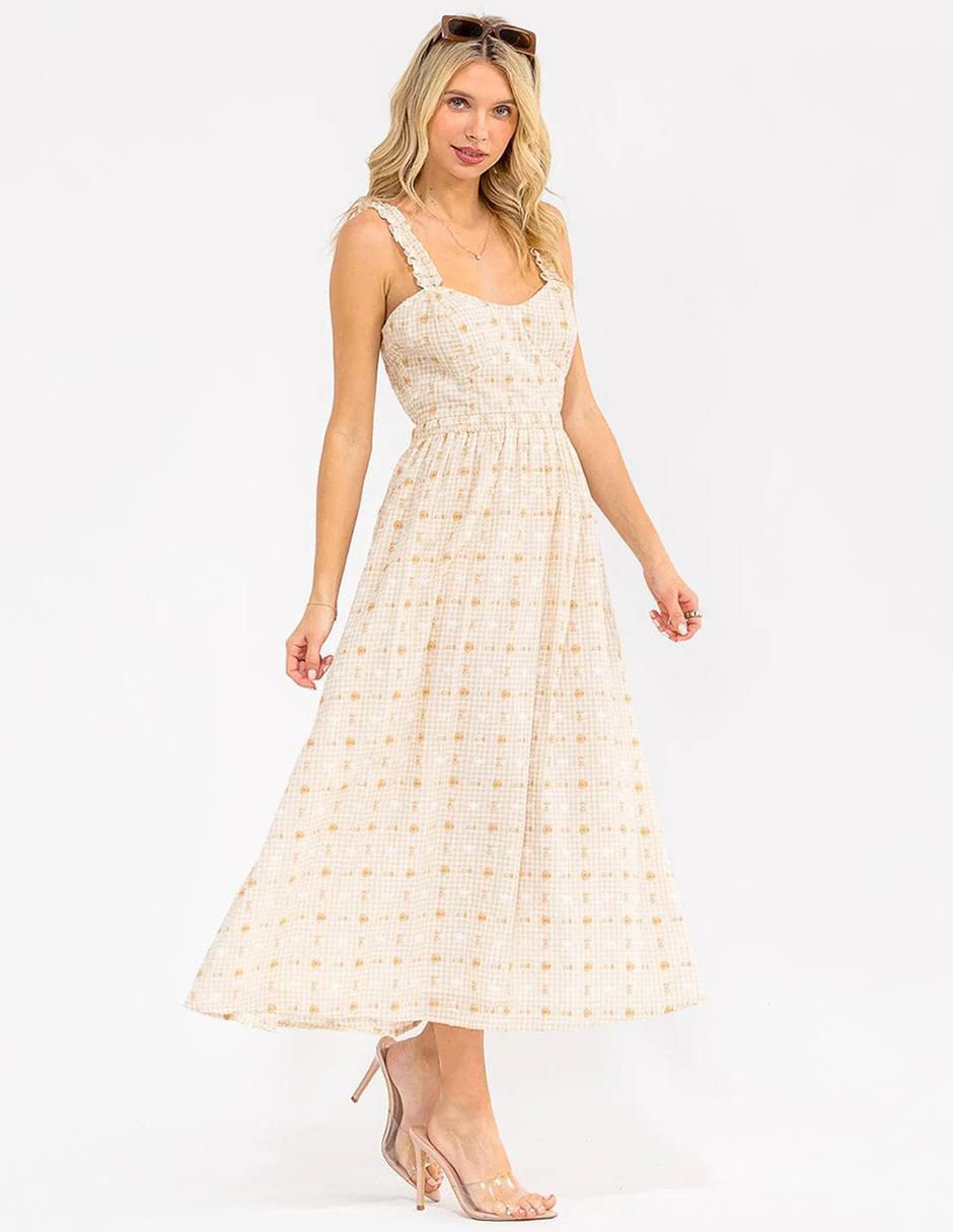 Vestido midi casual Roman Fashion para mujer