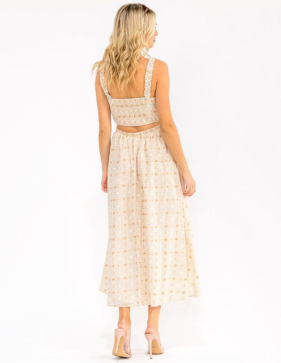 Vestido midi casual Roman Fashion para mujer