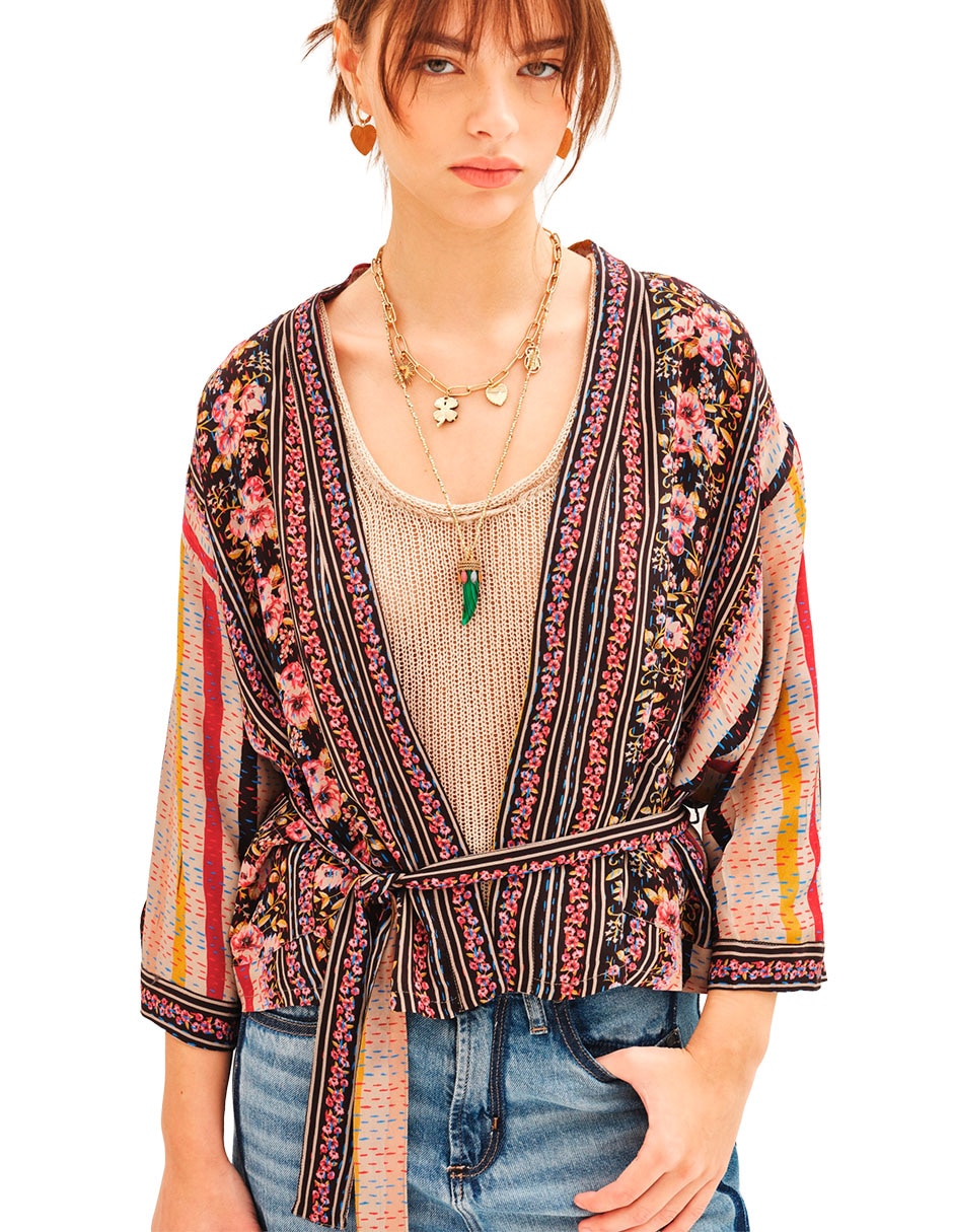 Capa/Poncho/Kimono Para Mujer