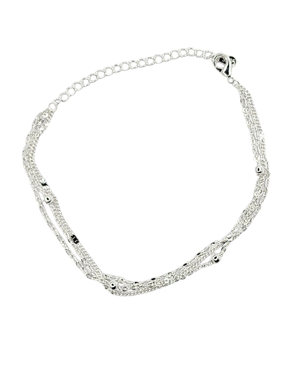 Pulsera de plata P 925 Clasica acabado brillante 4