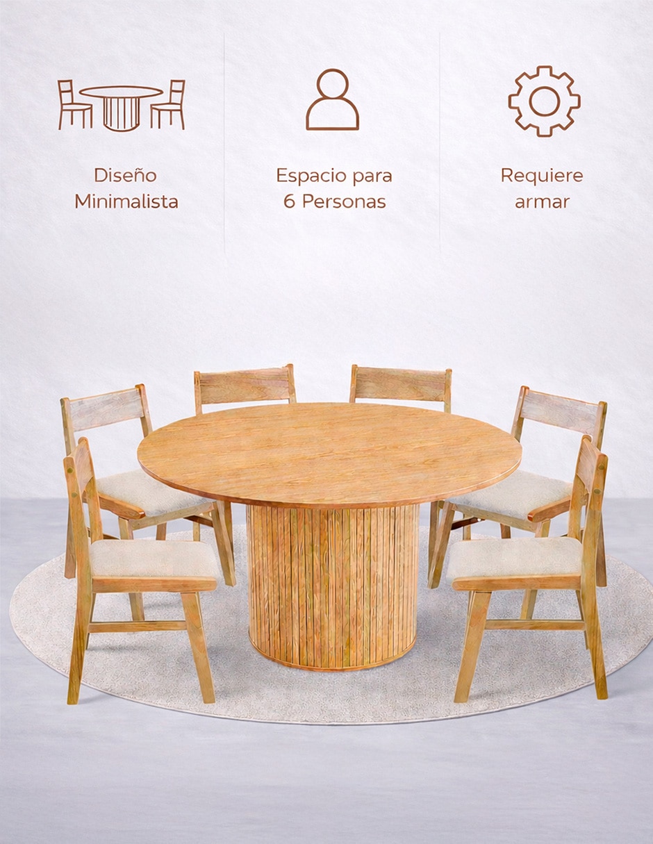 Comedor para 6 personas 6