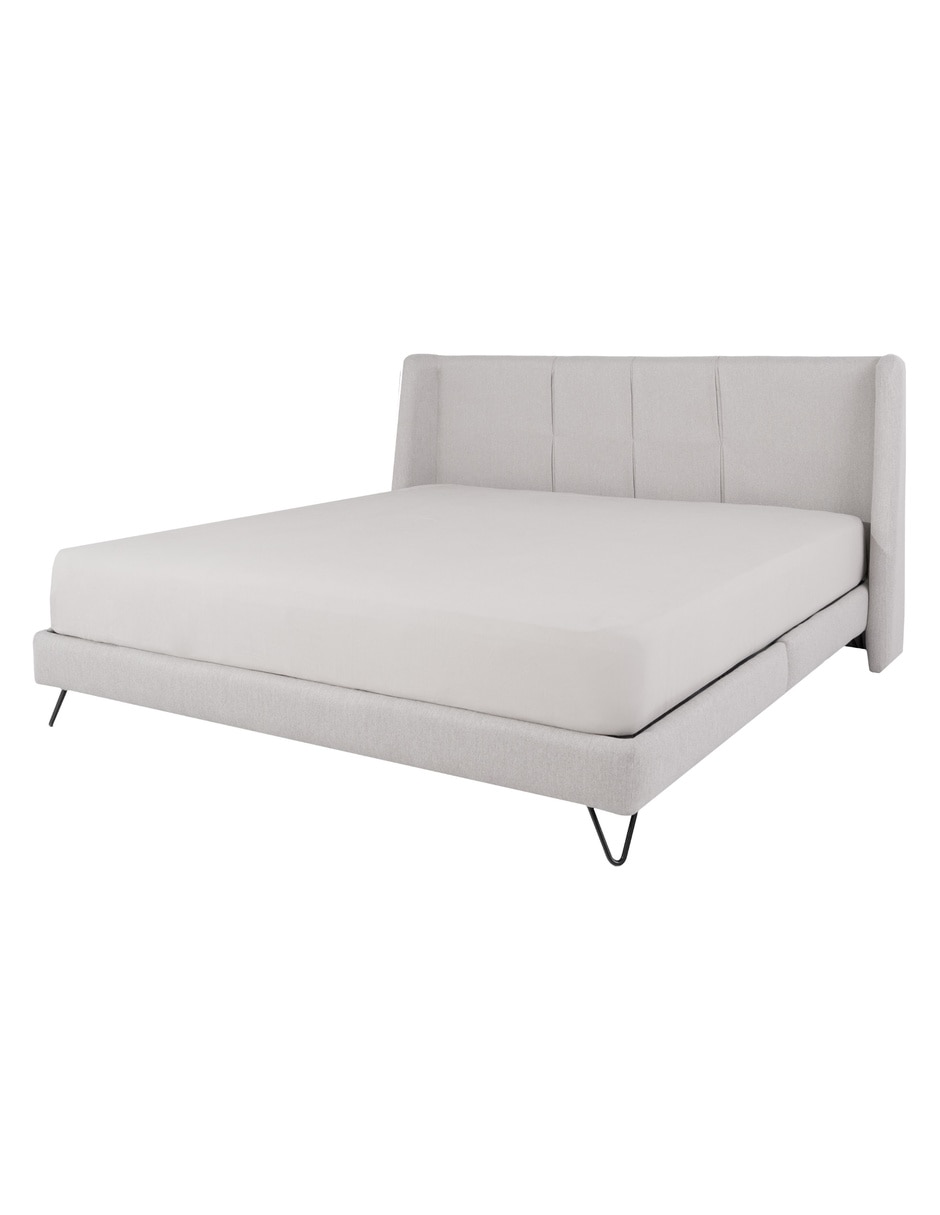 Cama Hampton de madera king size 8