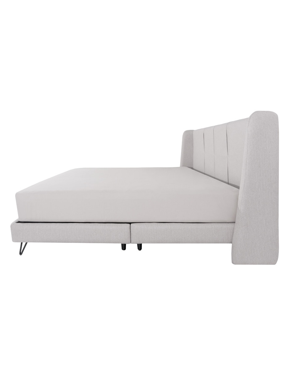 Cama Hampton de madera king size 5