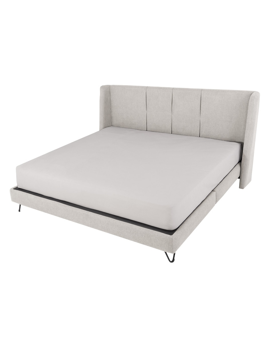 Cama Hampton de madera king size 7