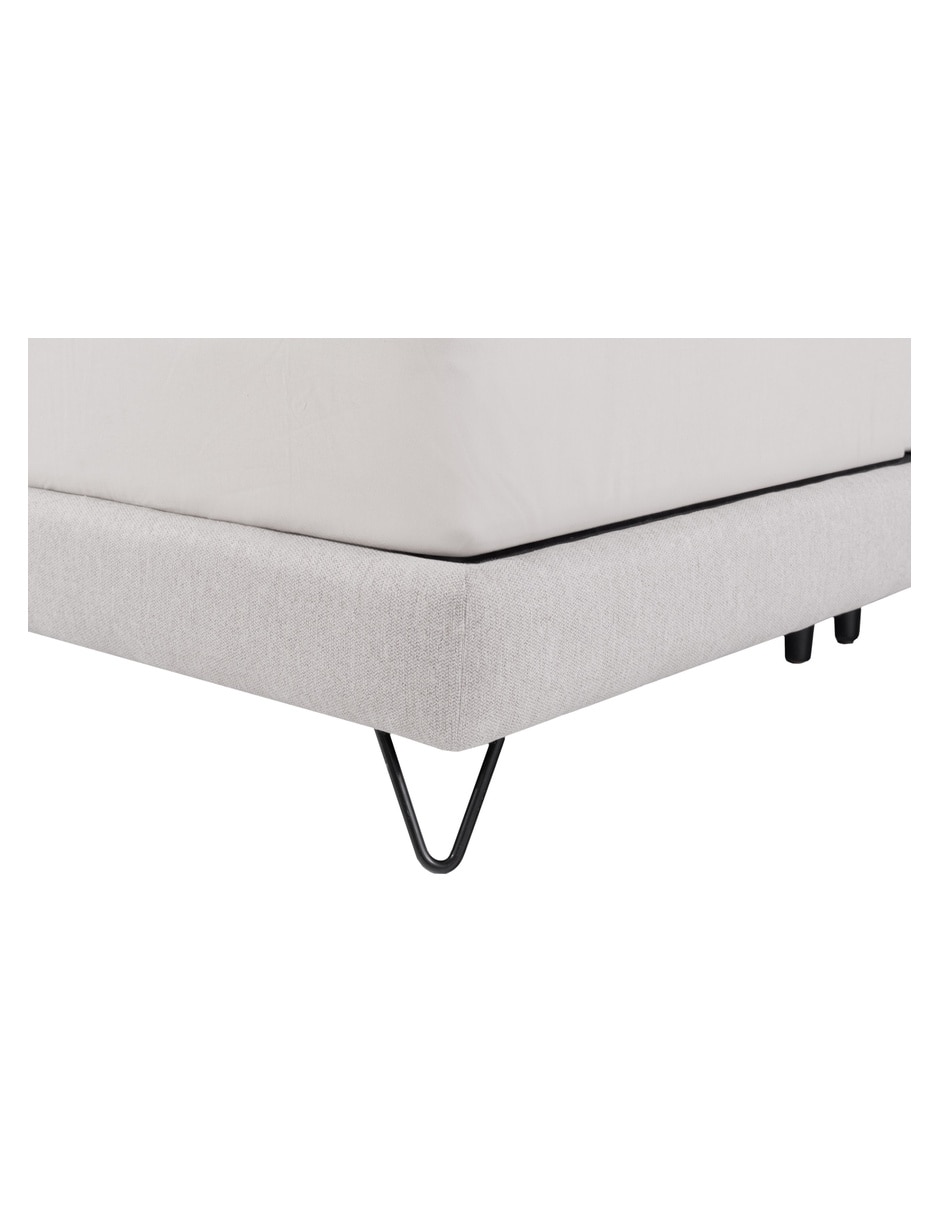 Cama Hampton de madera king size 5