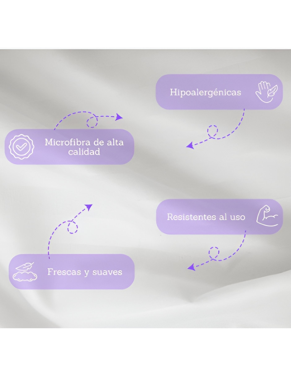 Juego de sábanas de microfibra Xtllar7195
