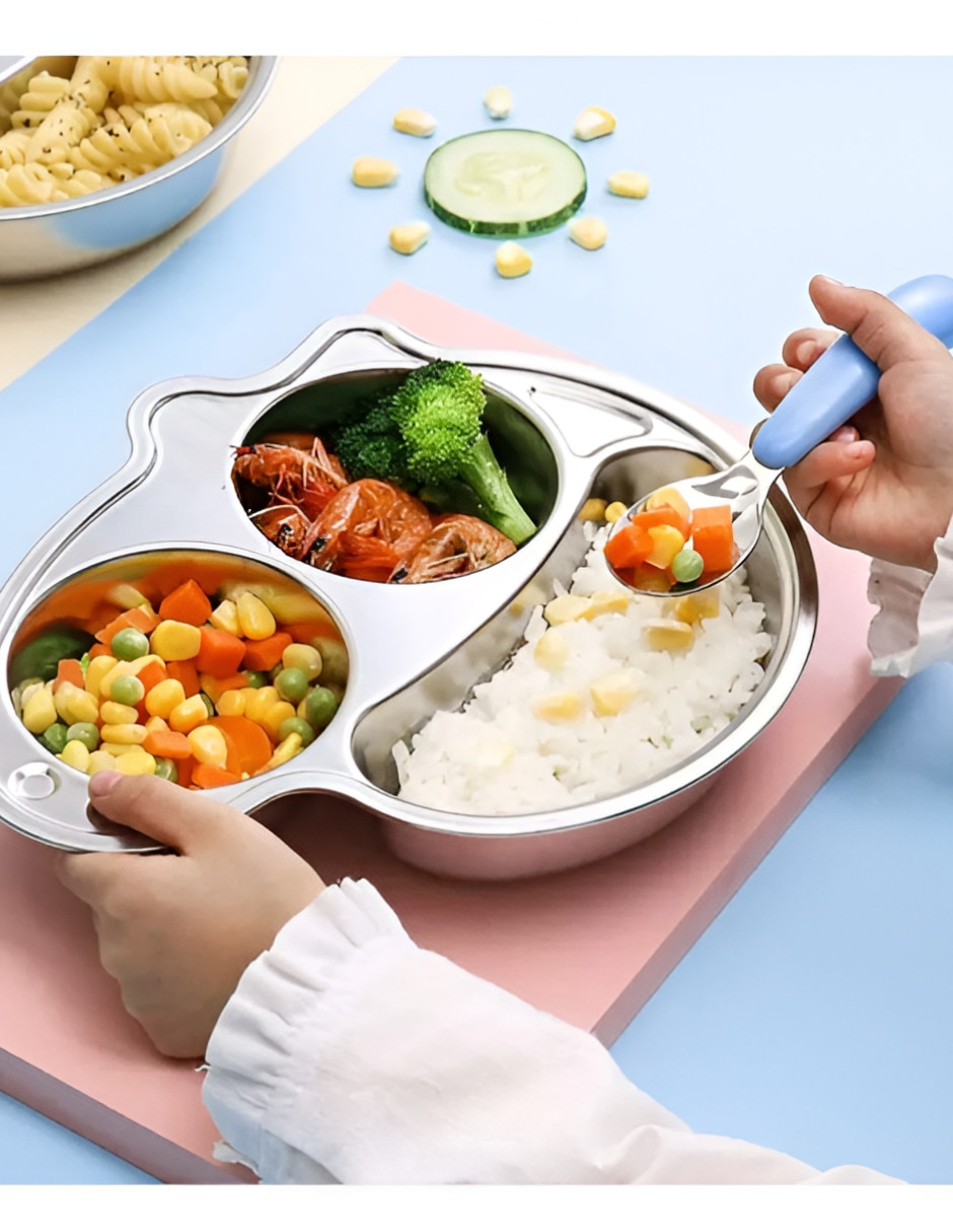Set cubiertos infantil Xtellar de acero inoxidable 6 piezas