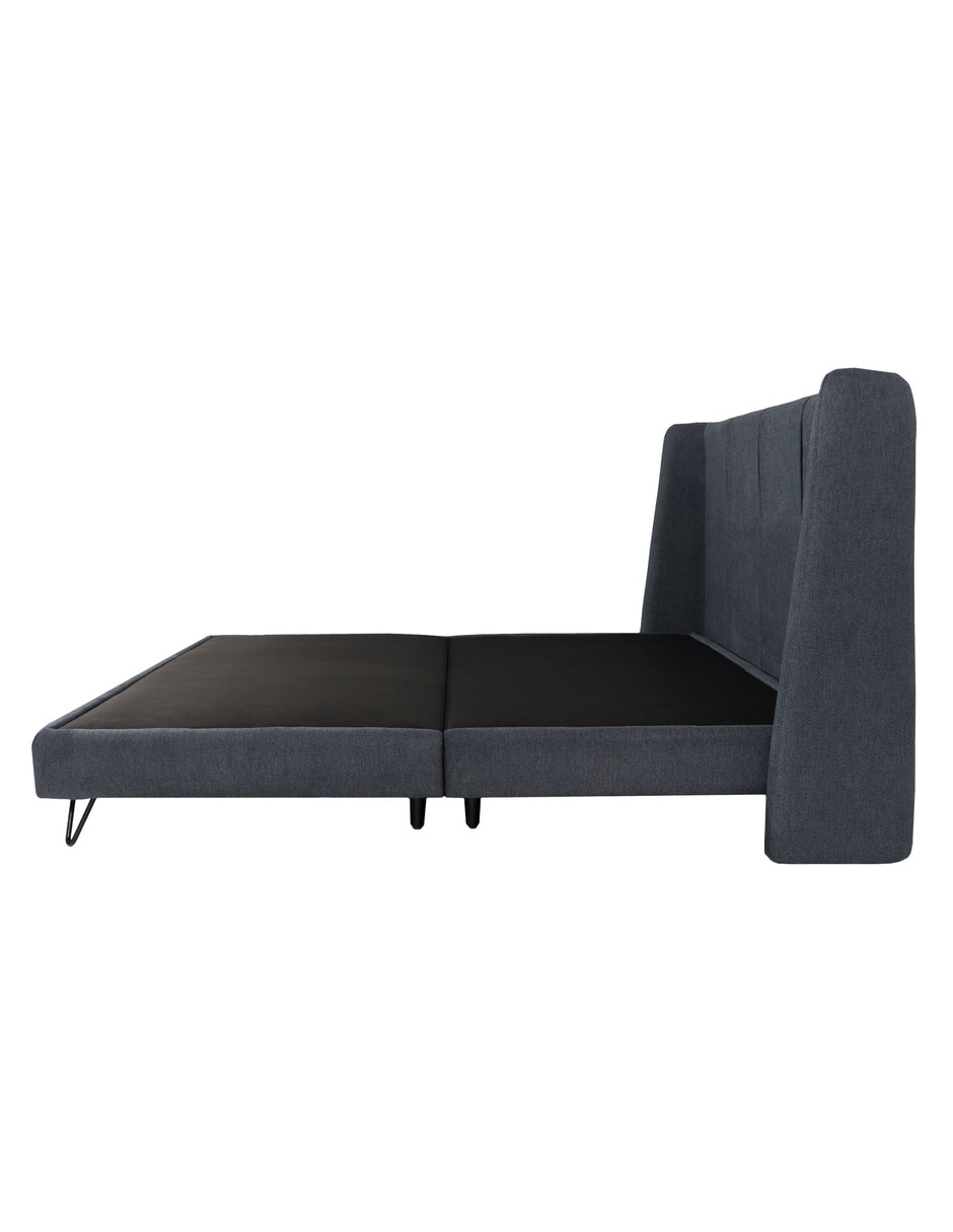 Cama Hampton de madera queen size 5