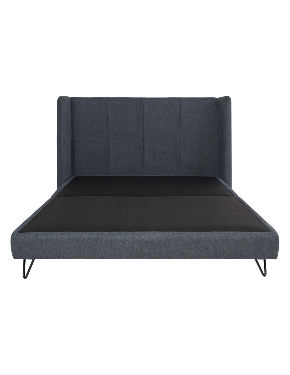 Cama Hampton de madera queen size
