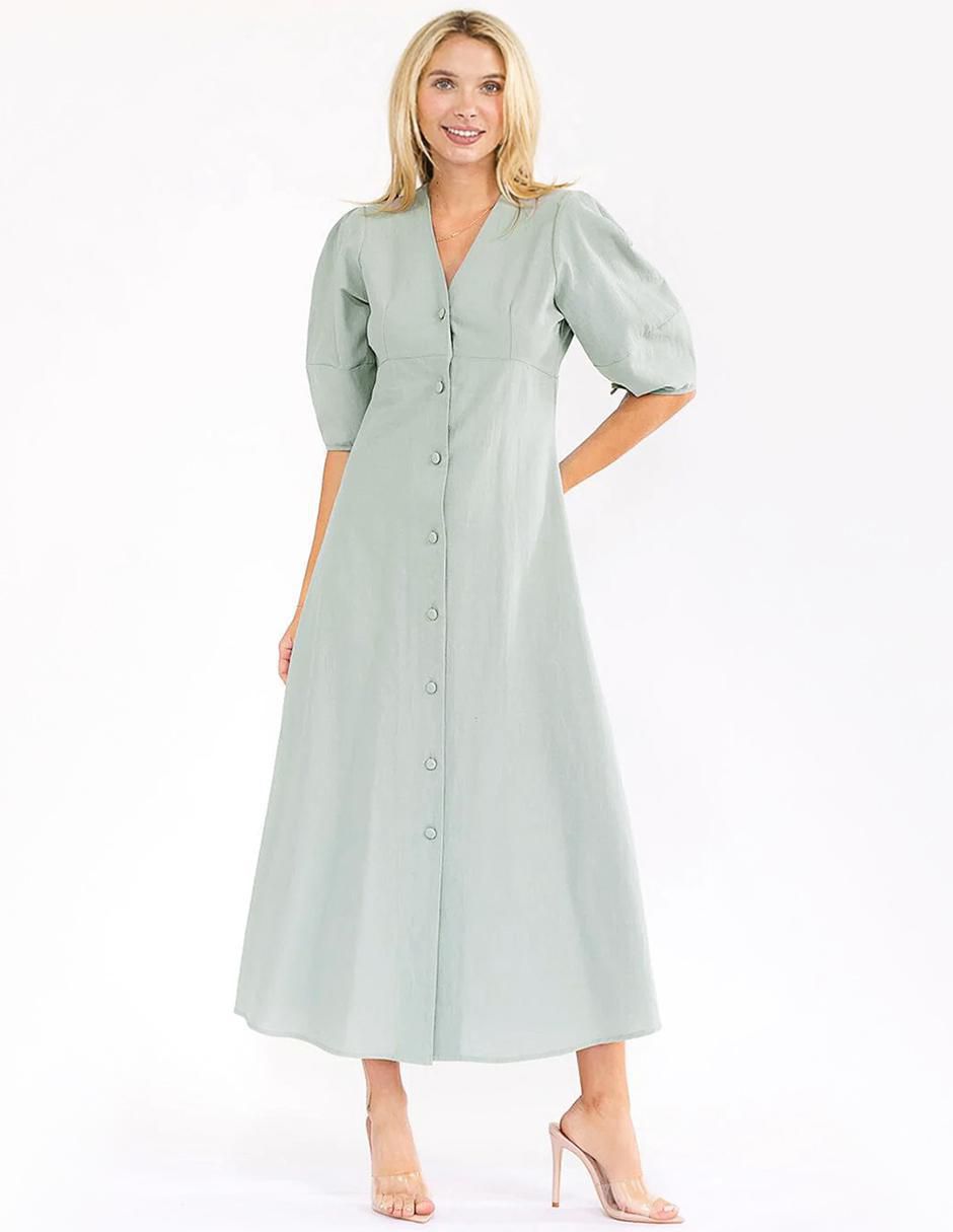 Vestido midi casual para mujer Vestido midi casual para mujer