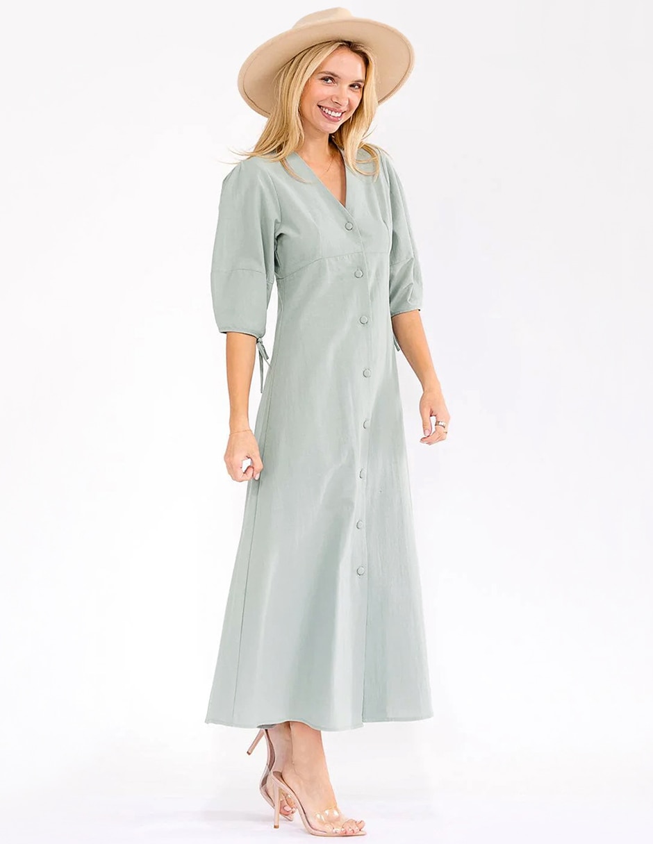 Vestido midi casual para mujer 4