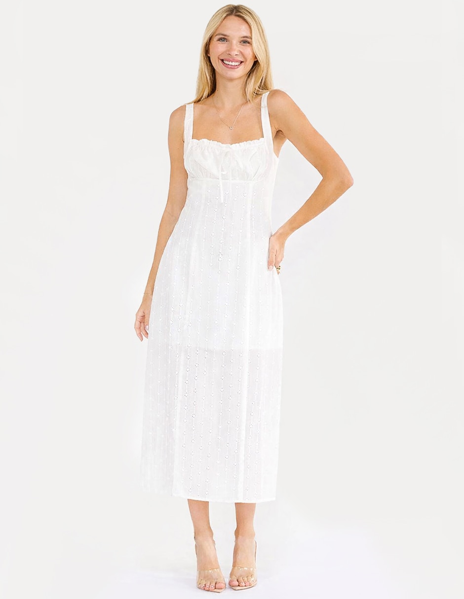 Vestido midi casual para mujer Vestido midi casual para mujer