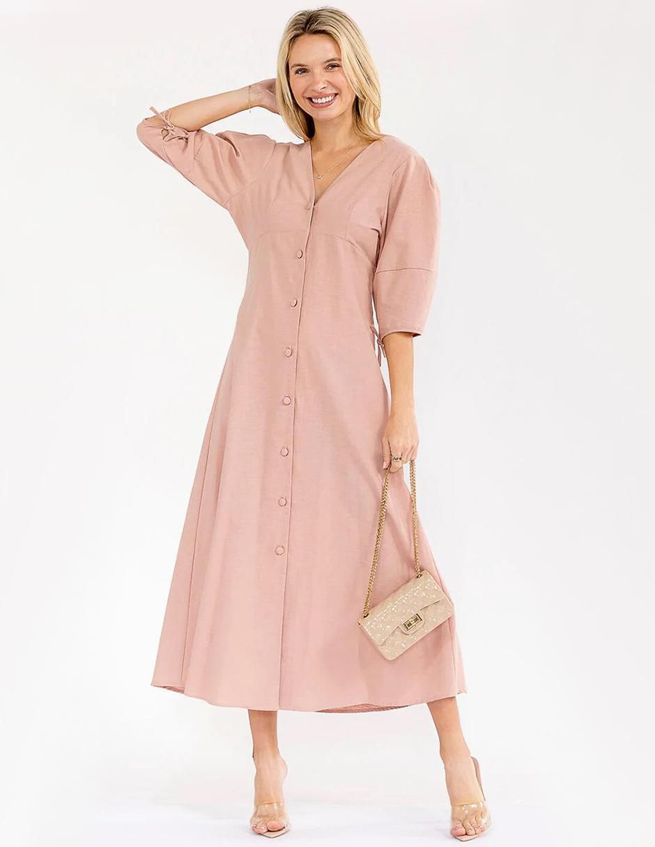 Vestido midi casual Roman Fashion para mujer Vestido midi casual Roman Fashion para mujer