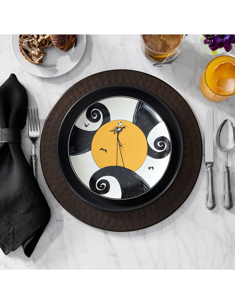 Set de platos surtidos The Nightmare Before Christmas de porcelana 4 piezas 2
