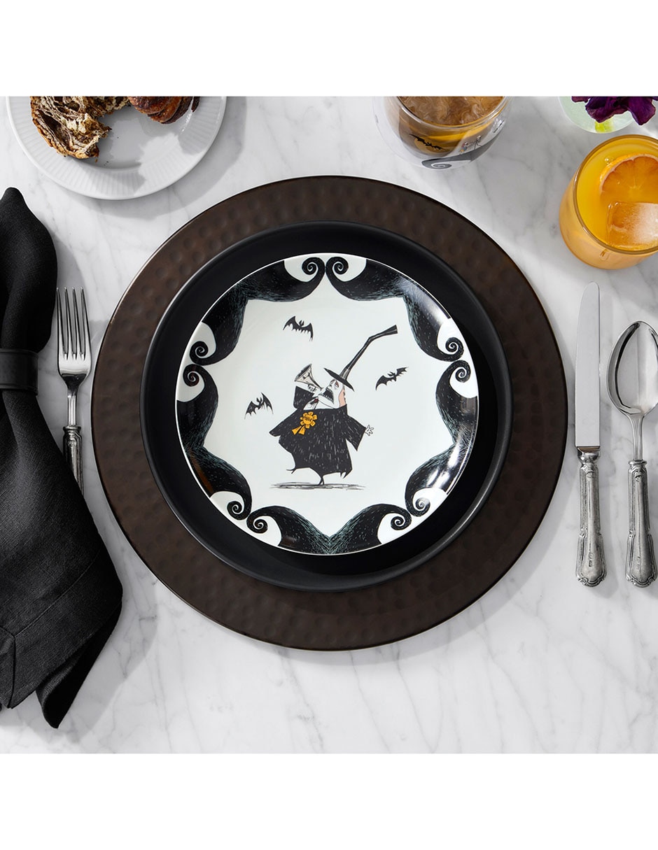 Set de platos surtidos The Nightmare Before Christmas de porcelana 4 piezas 4