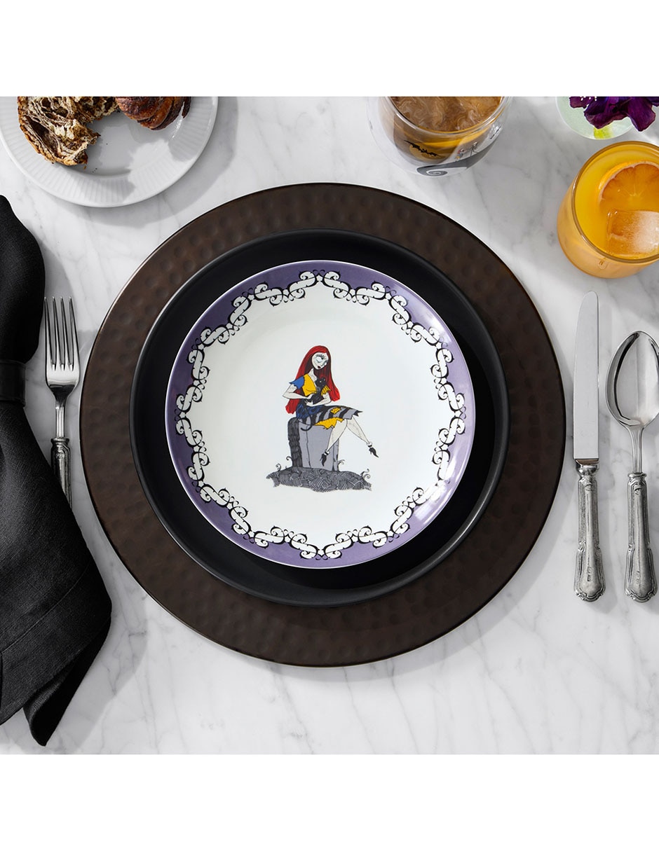 Set de platos surtidos The Nightmare Before Christmas de porcelana 4 piezas